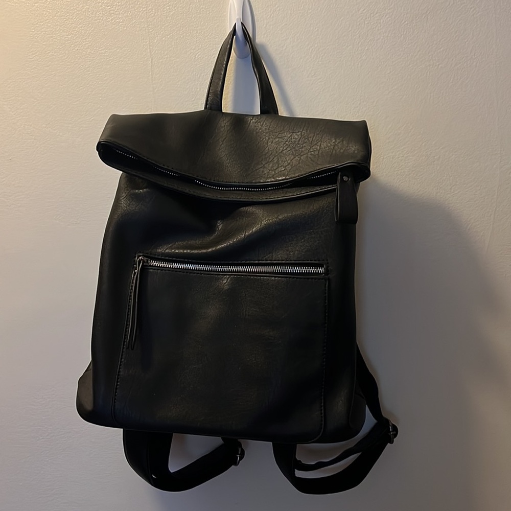 Urban Expressions Full size Black Vegan Backpack